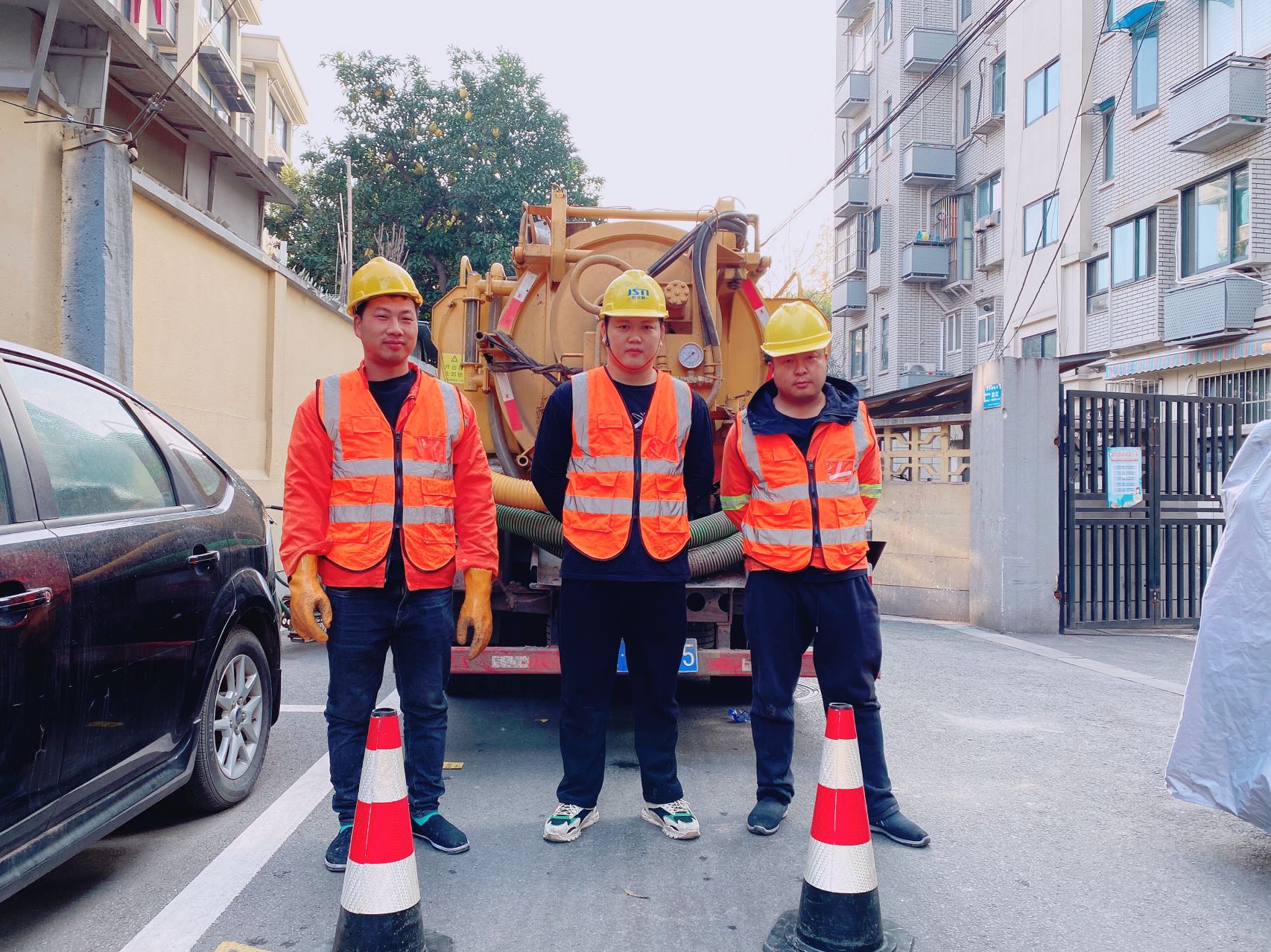 营防南京某小区管道清淤检测施工